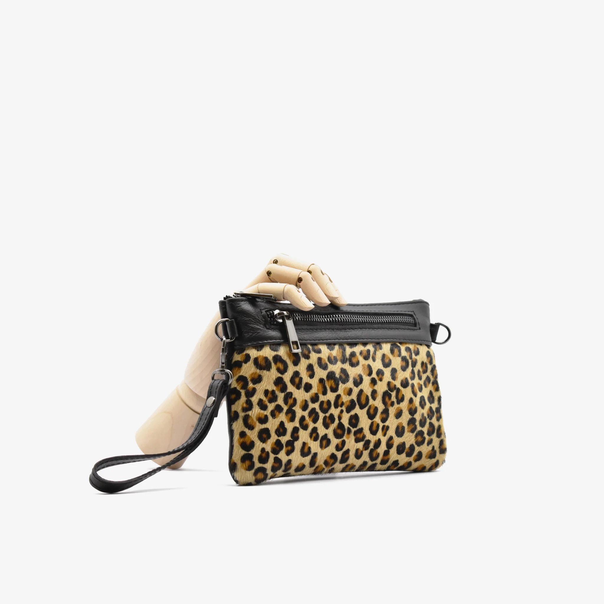 Pochette mini Macchia in pelle - Image 5