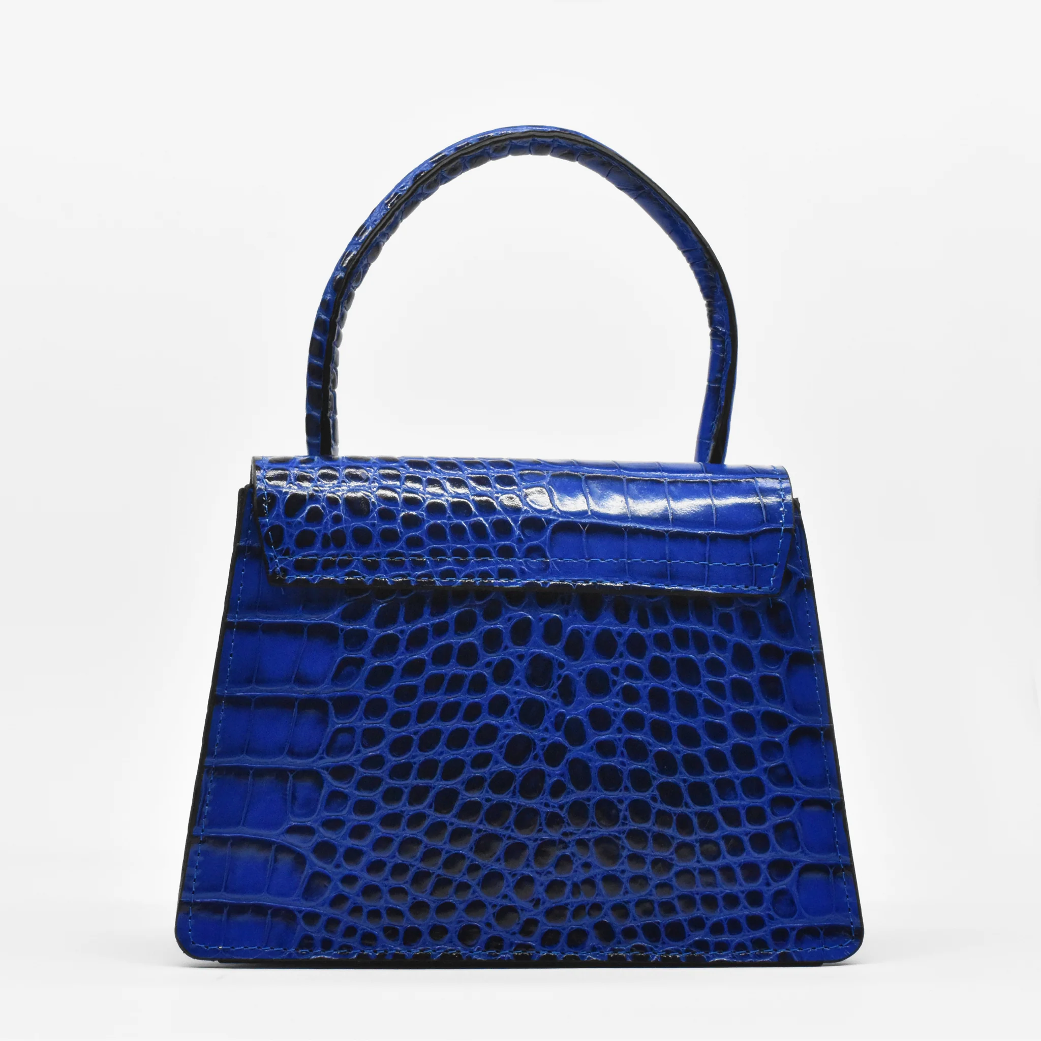 Borsa ambra in pelle - blu - Image 3