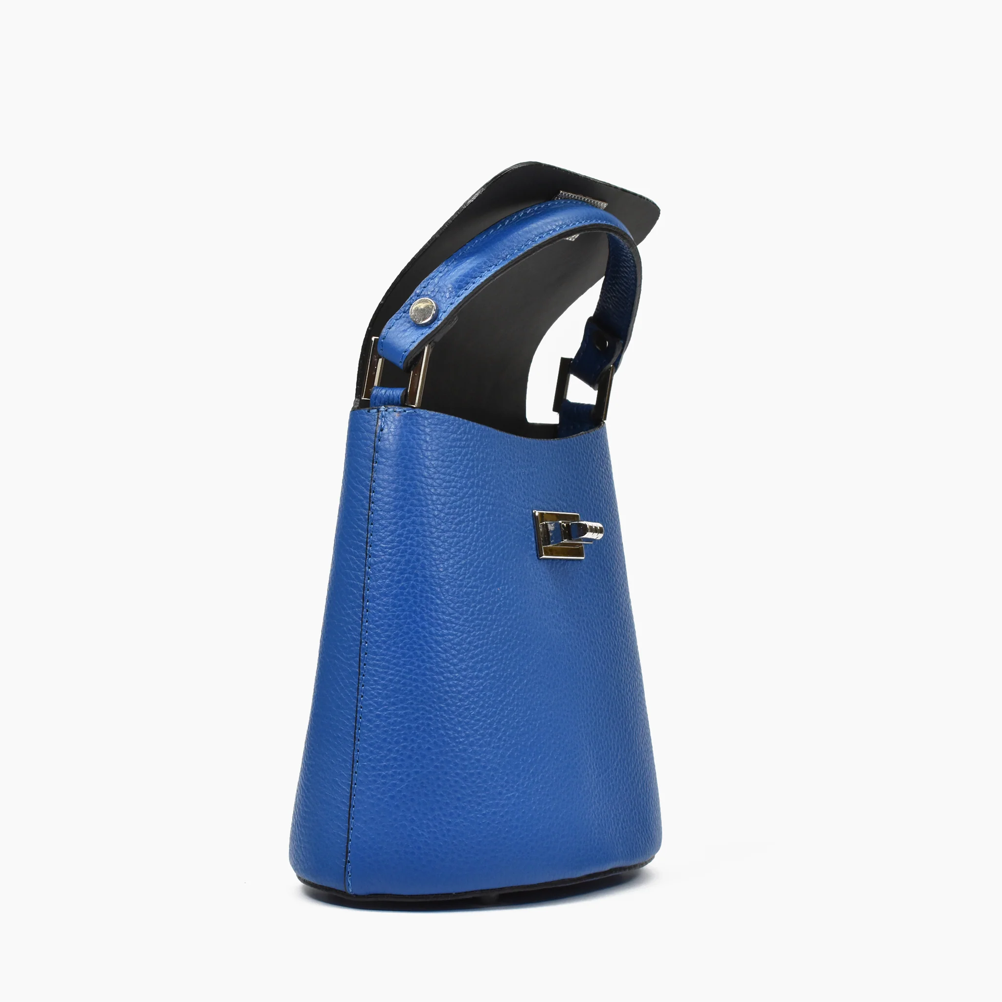 Borsa annalisa in pelle - blu - Image 5