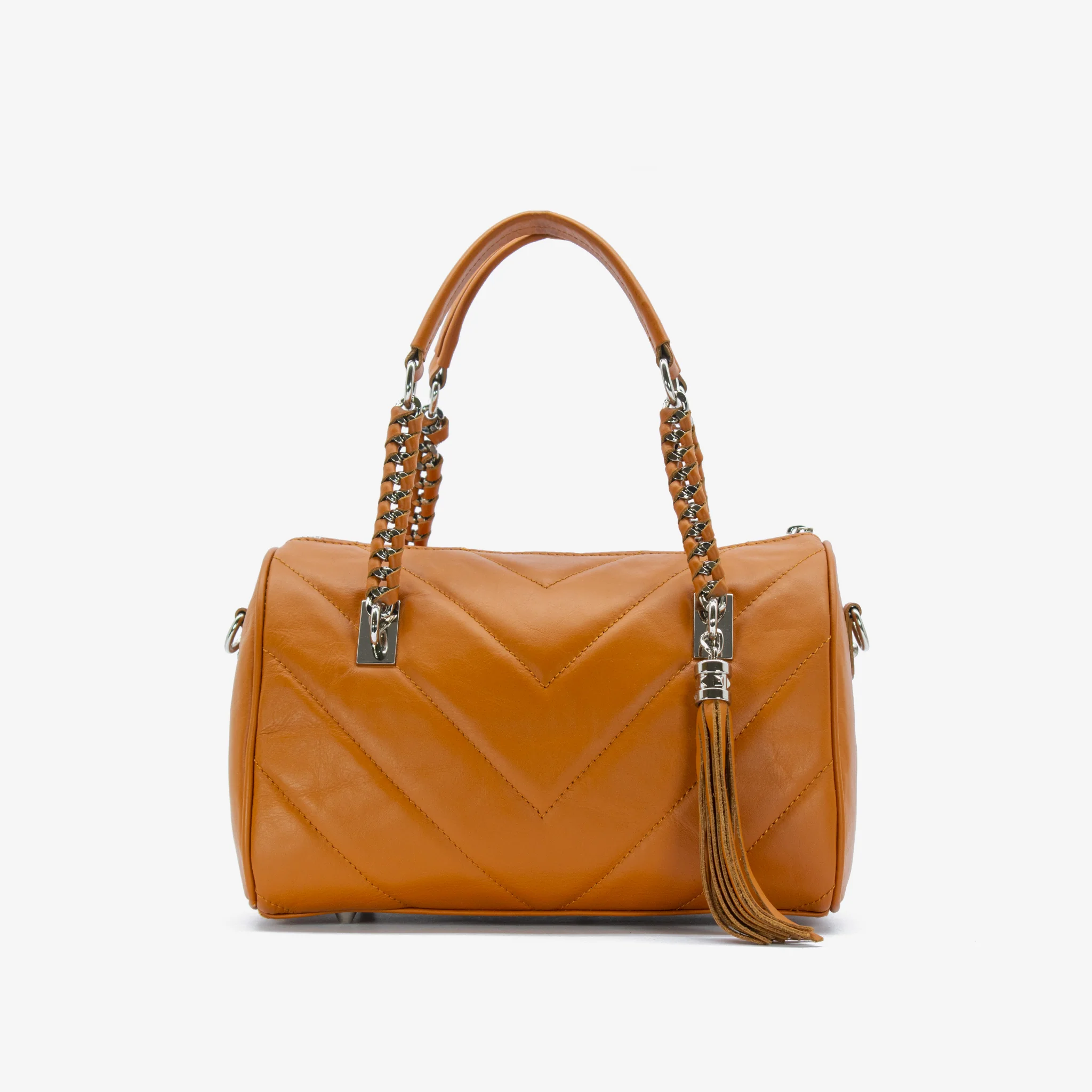 Borsa bauletto in pelle