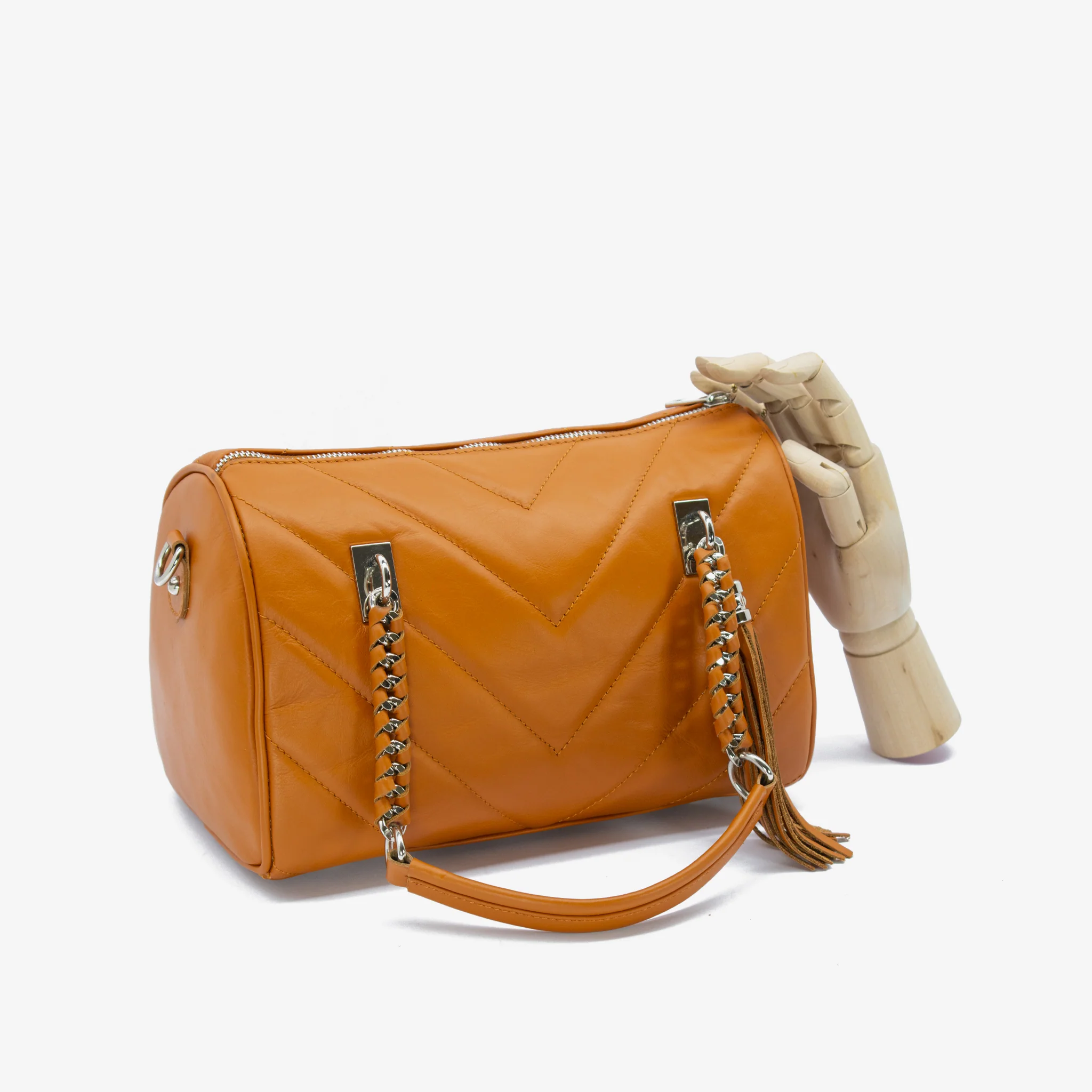 Borsa bauletto in pelle - Image 4