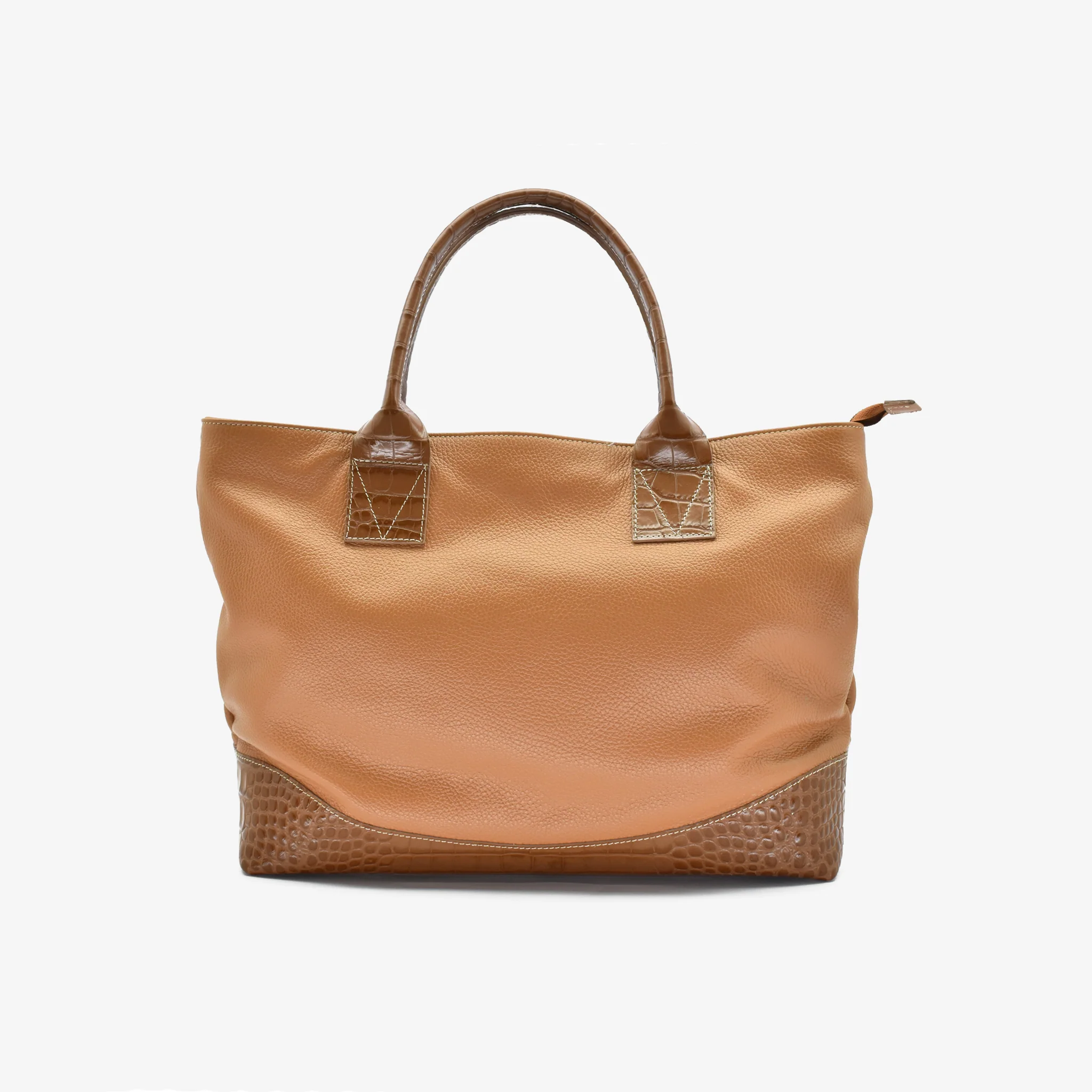 Borsa big sarda in pelle - cammello - Image 3