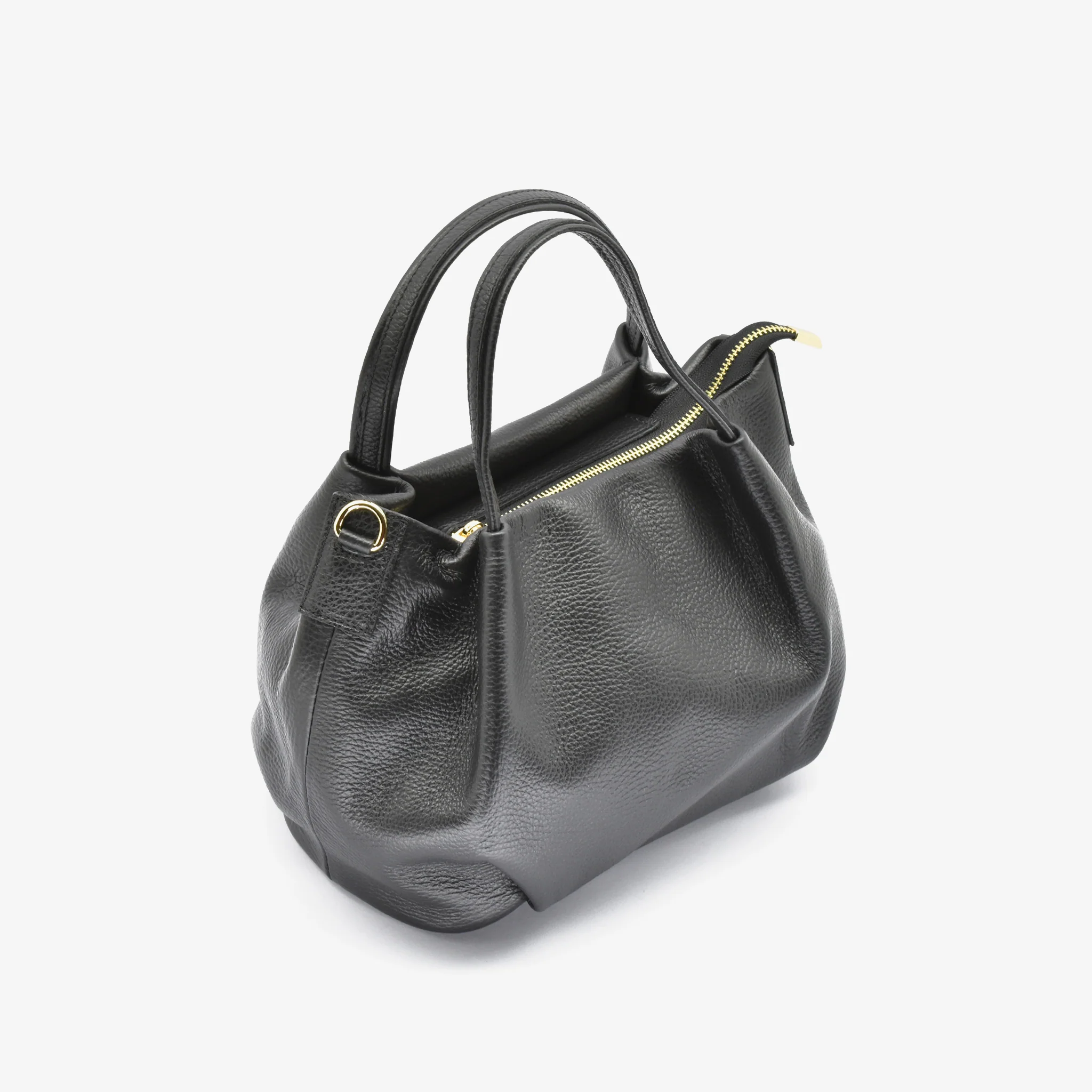 Borsa classic in pelle - nero - Image 5