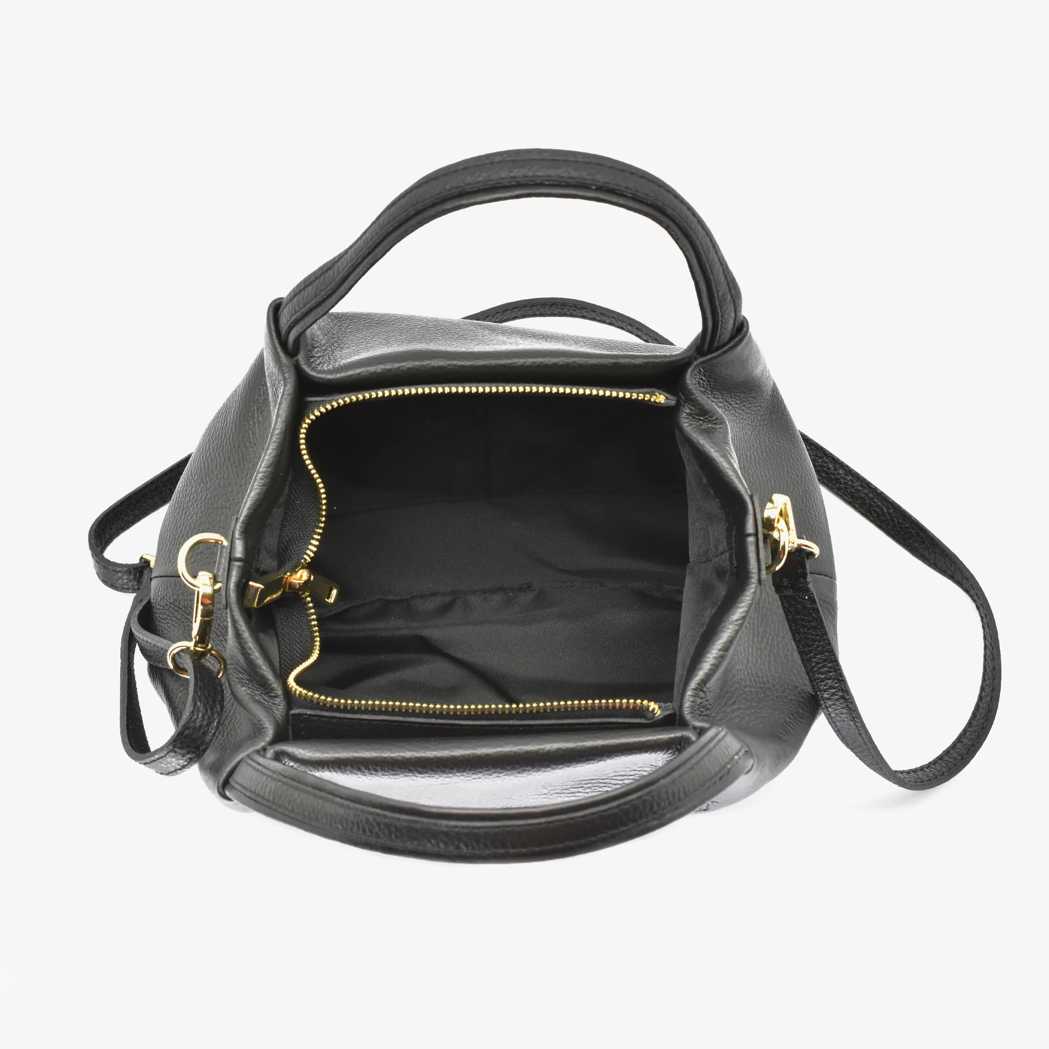 Borsa classic in pelle - nero - Image 8