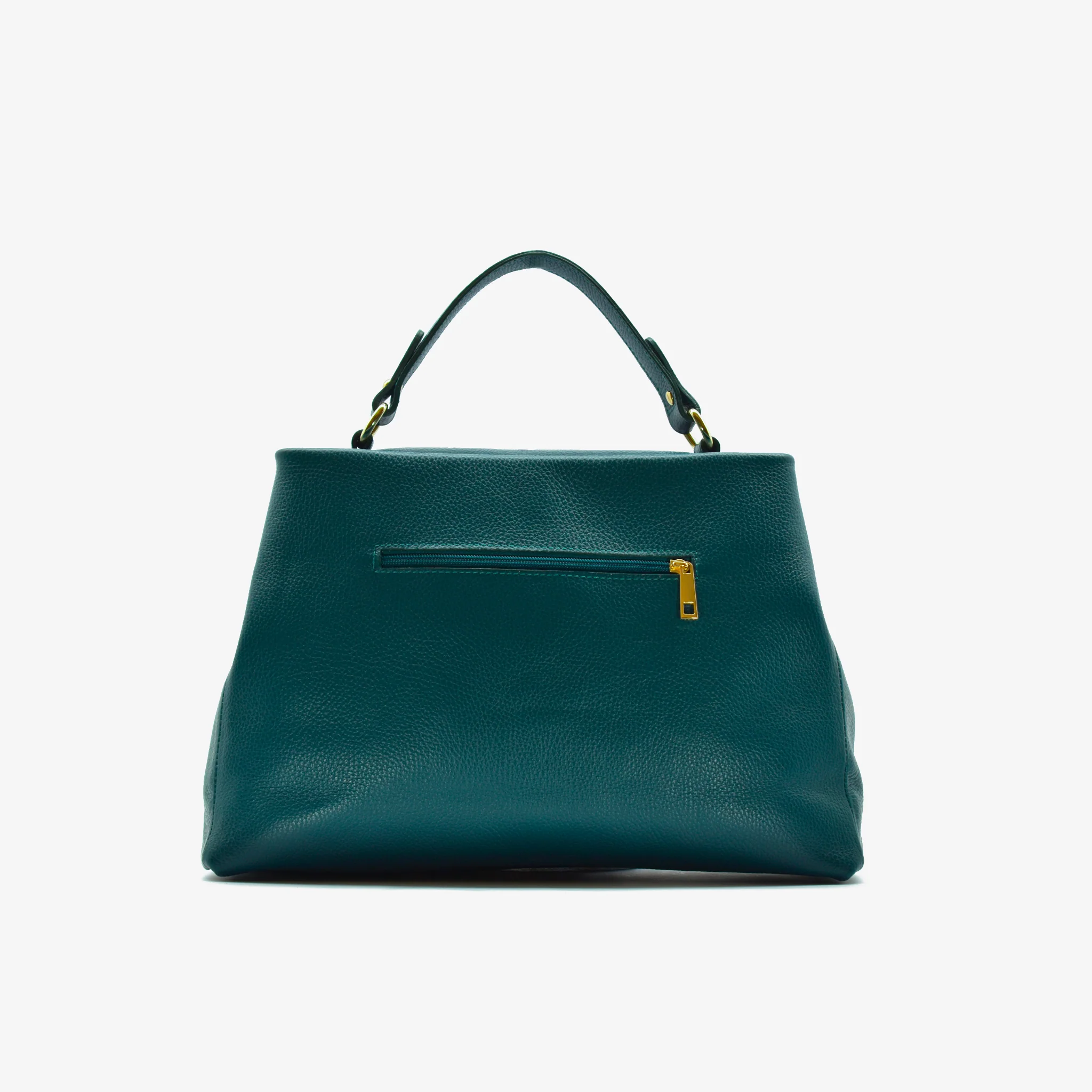 Borsa Classic in pelle - ottanio - Image 3