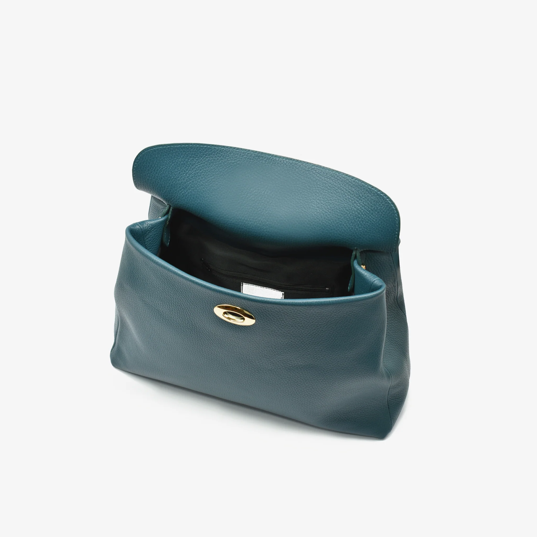 Borsa Classic in pelle - ottanio - Image 5