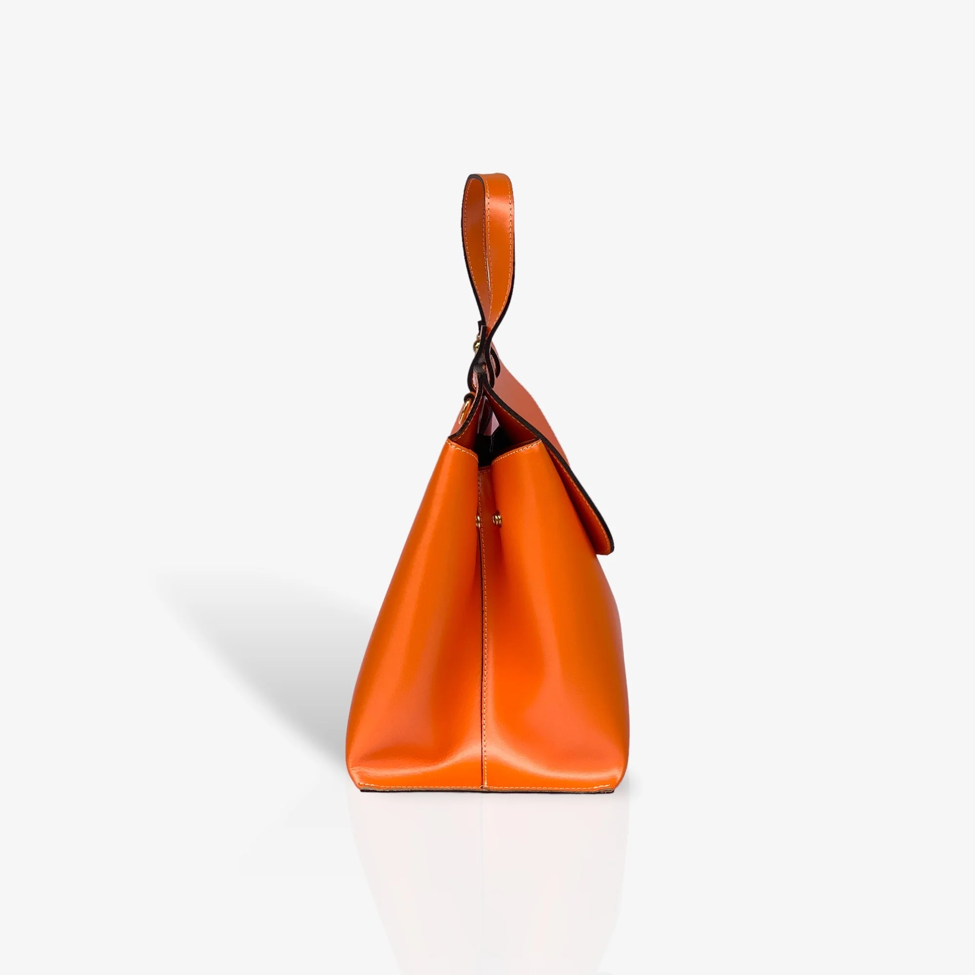 Borsa big cappuccio in pelle - Image 6