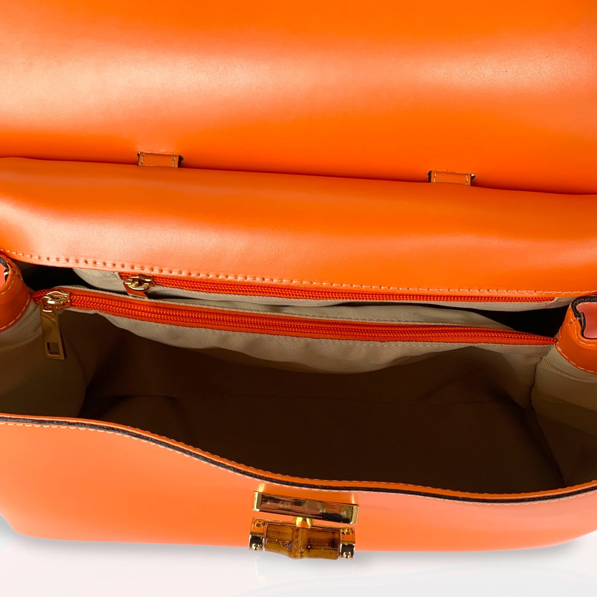 Borsa big cappuccio in pelle - Image 7