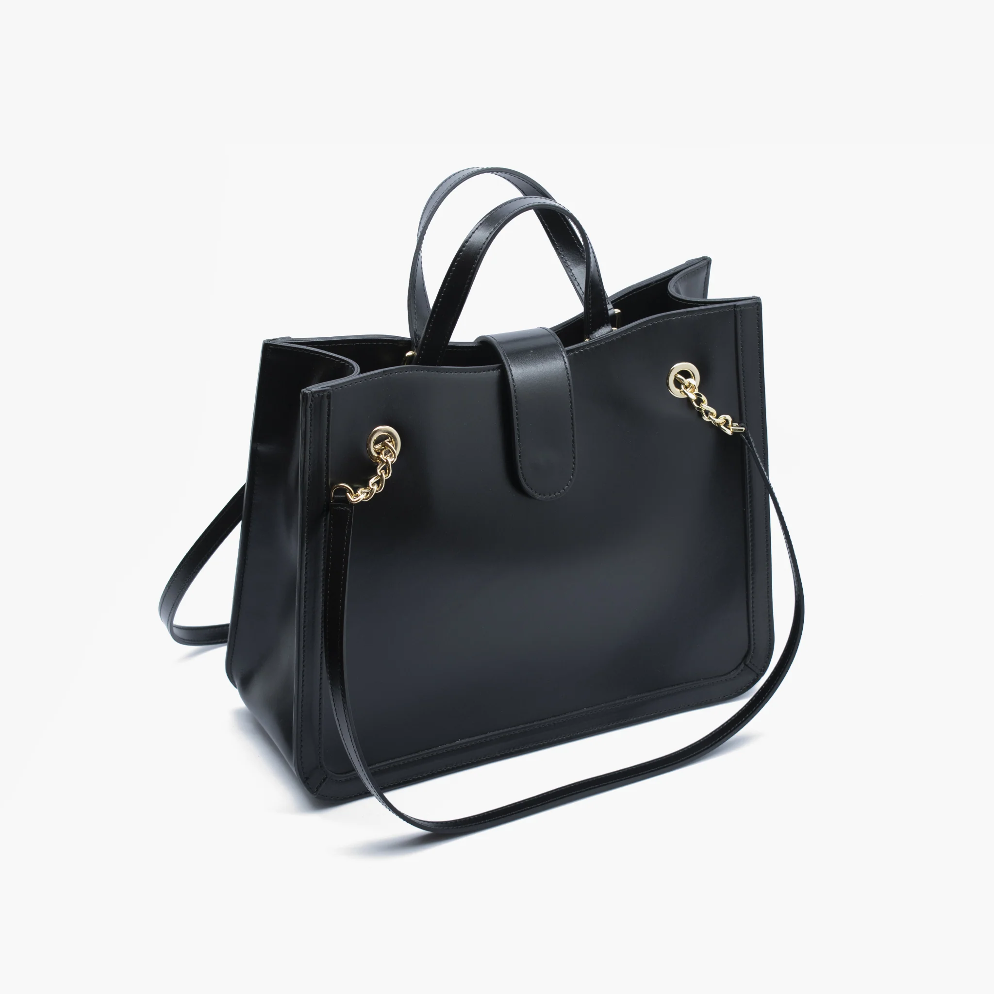 Borsa gala in pelle - nero - Image 3