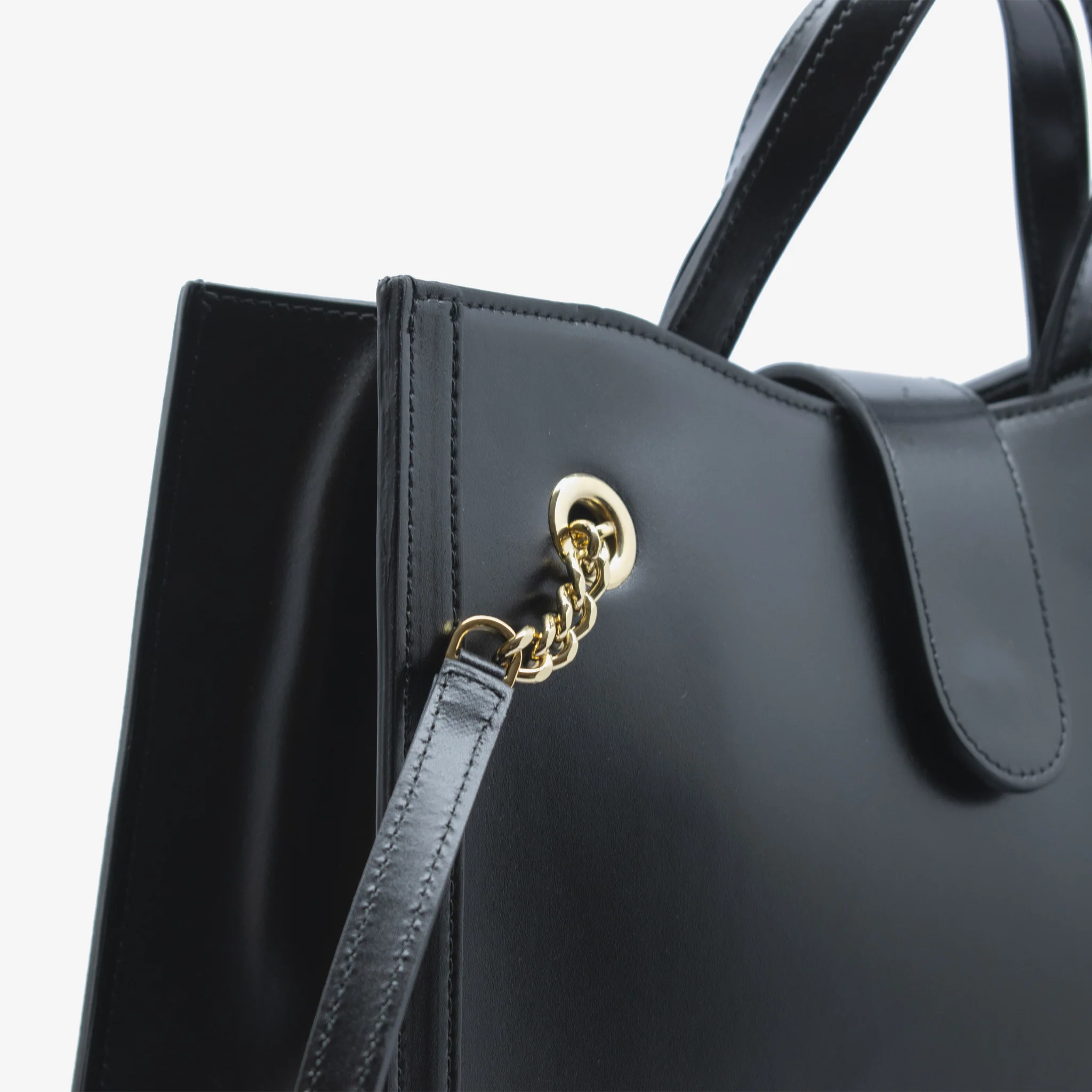 Borsa gala in pelle - nero - Image 4