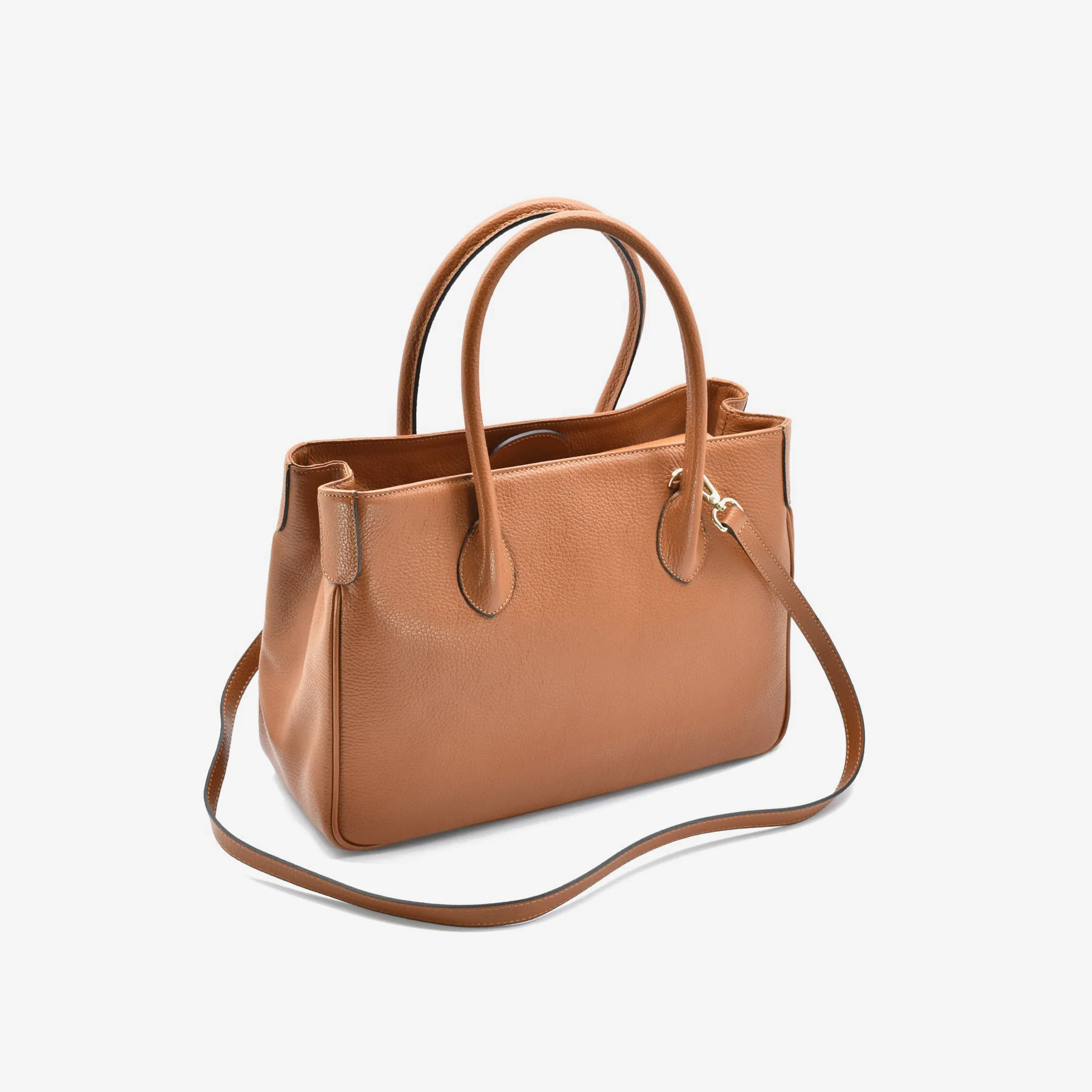 Borsa Iris in pelle - cammello - Image 5