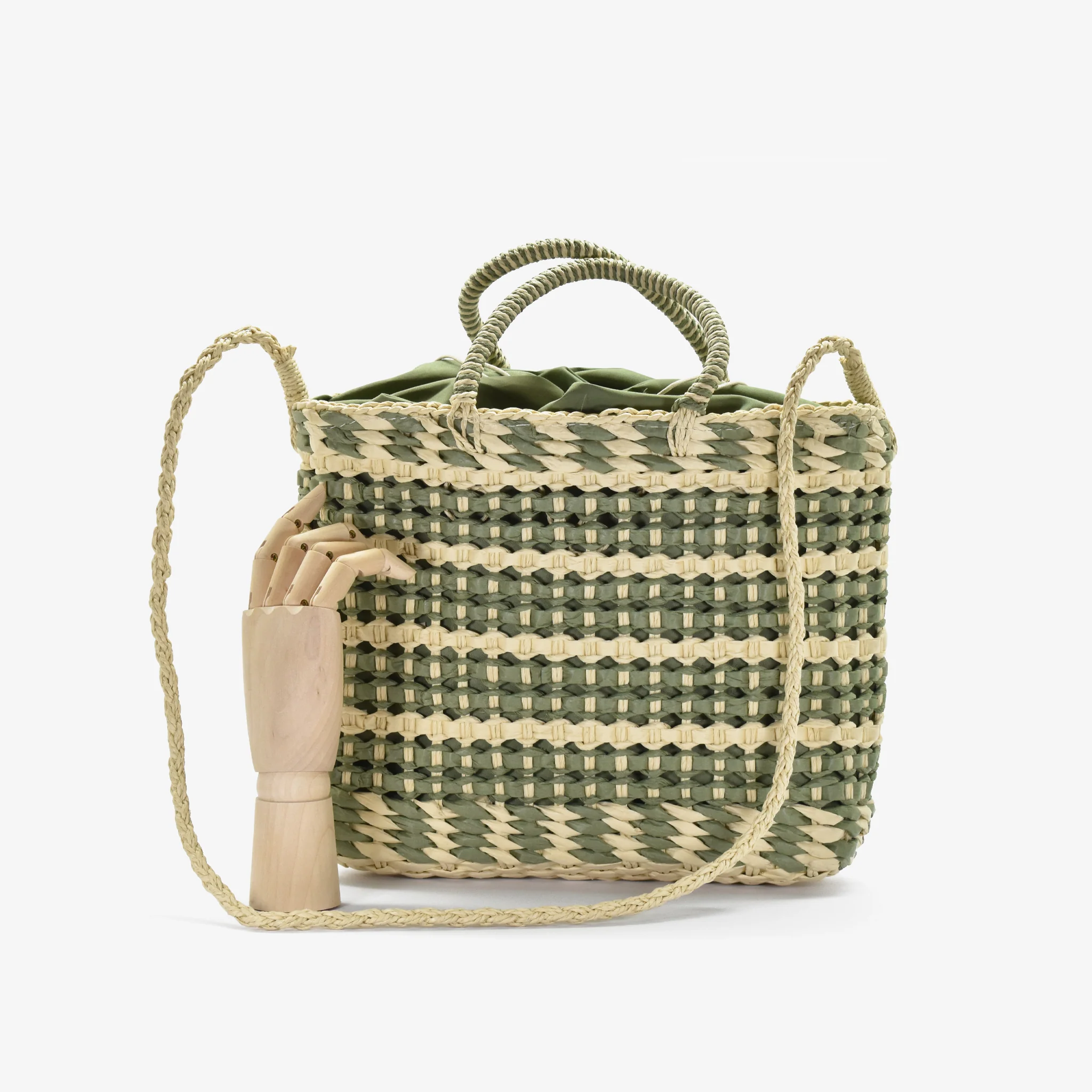 Borsa mare in carta intrecciata - Image 3
