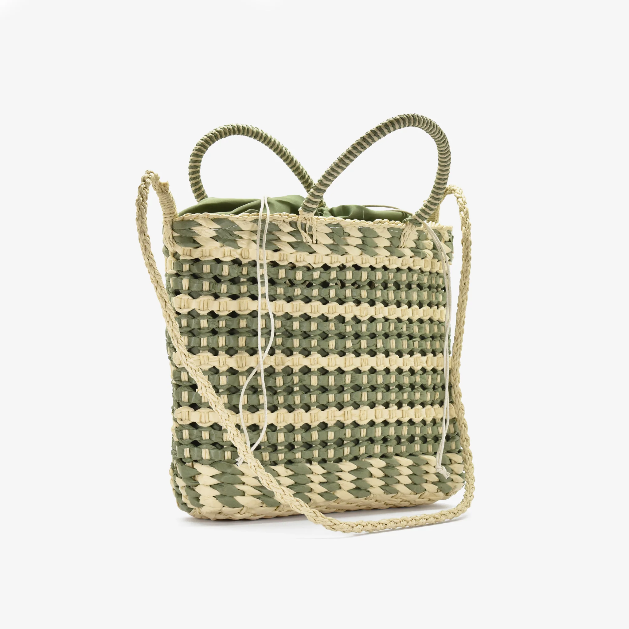 Borsa mare in carta intrecciata - Image 4