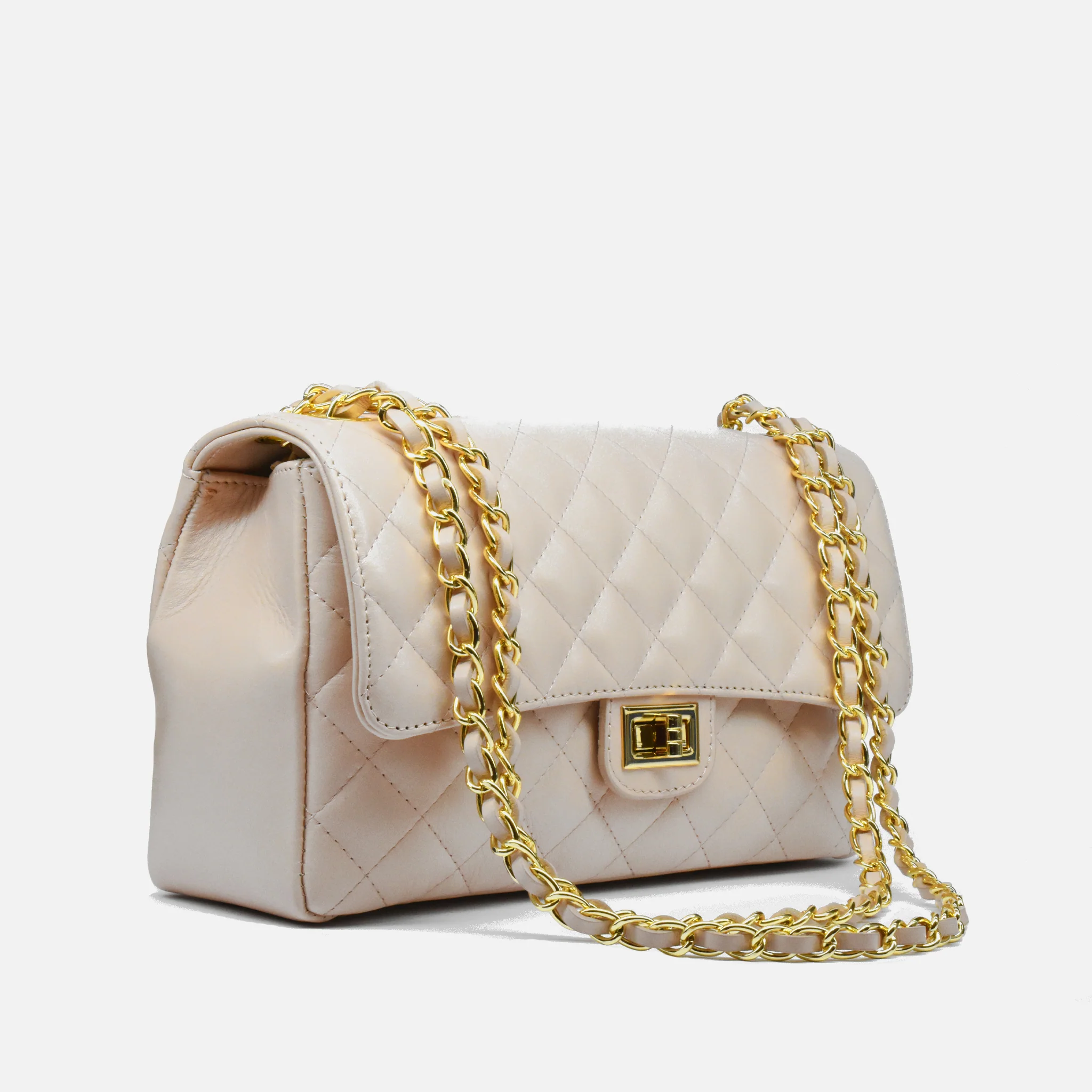 Borsa marta in pelle - rosa - Image 3