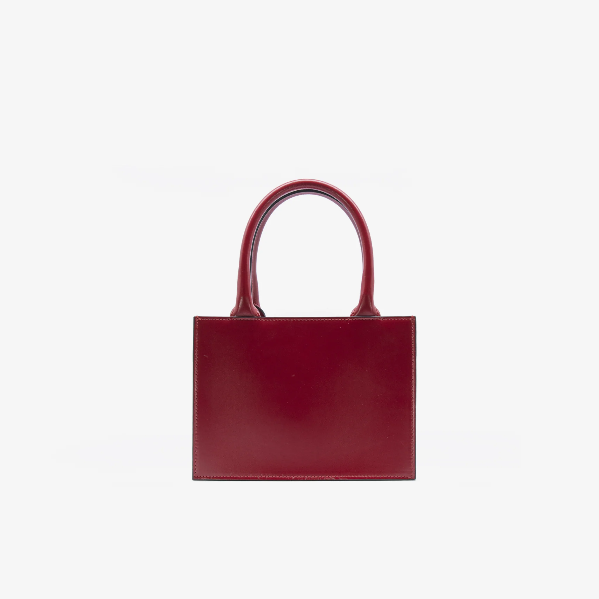 Borsa mini gala in pelle - rosso