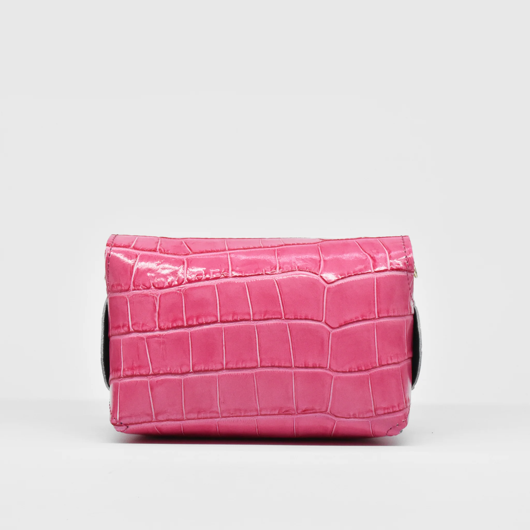Mini Bag in pelle - fucsia - Image 3