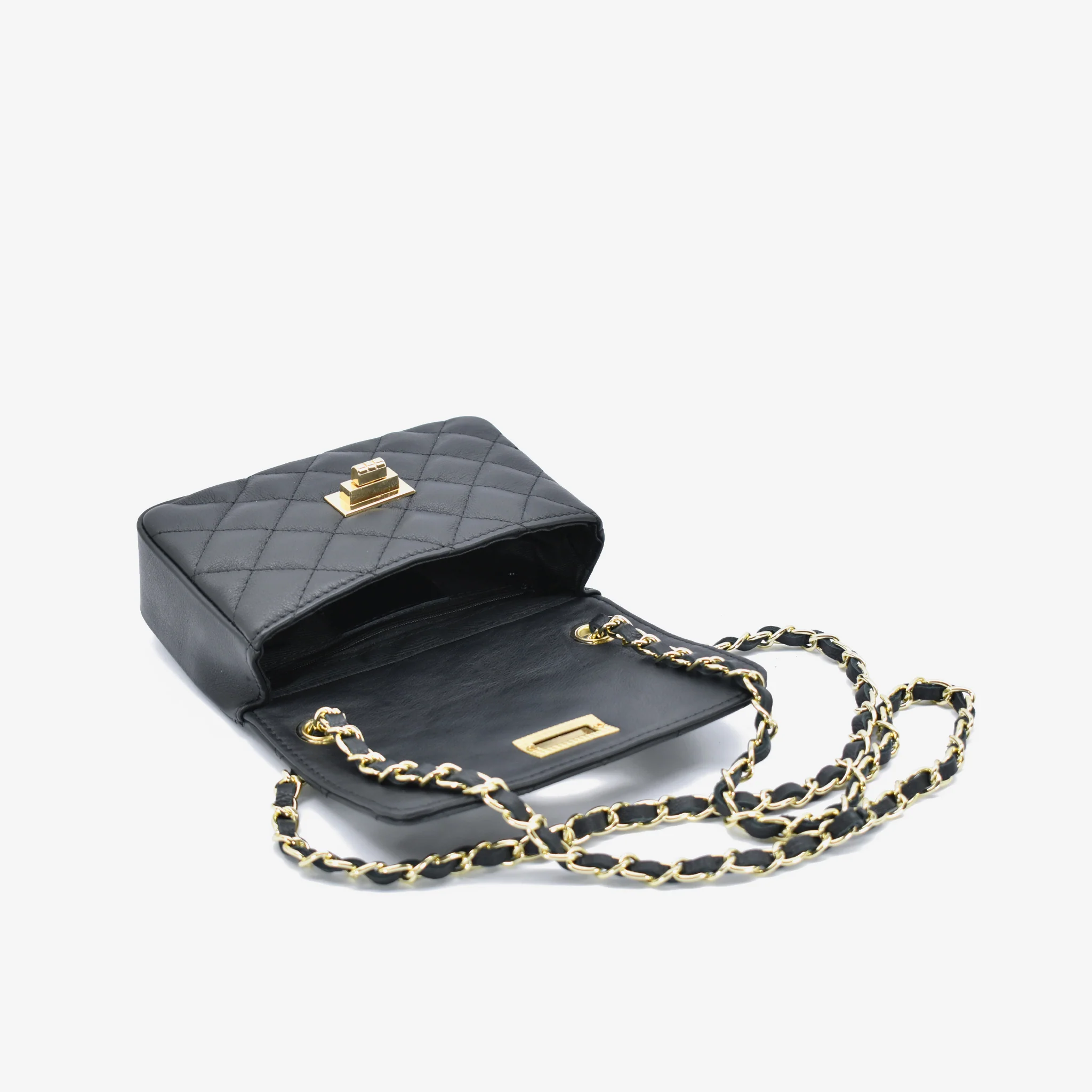 Borsa mini Marta in pelle - nero - Image 5