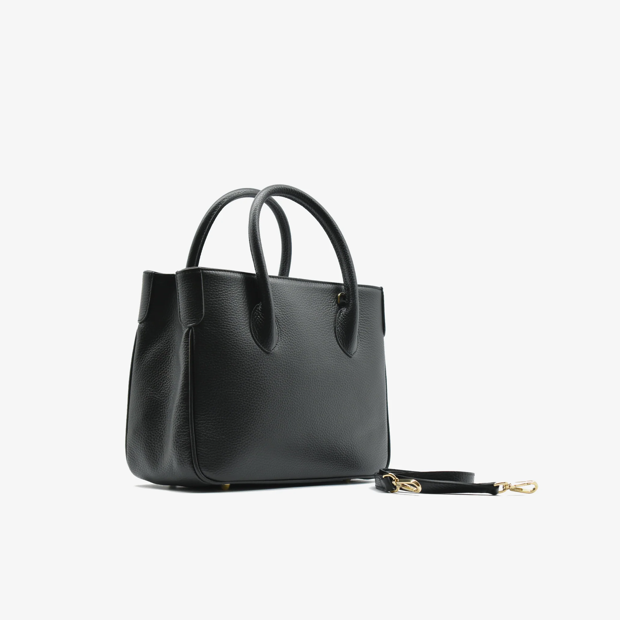 Borsa piccola Iris in pelle - nero - Image 2