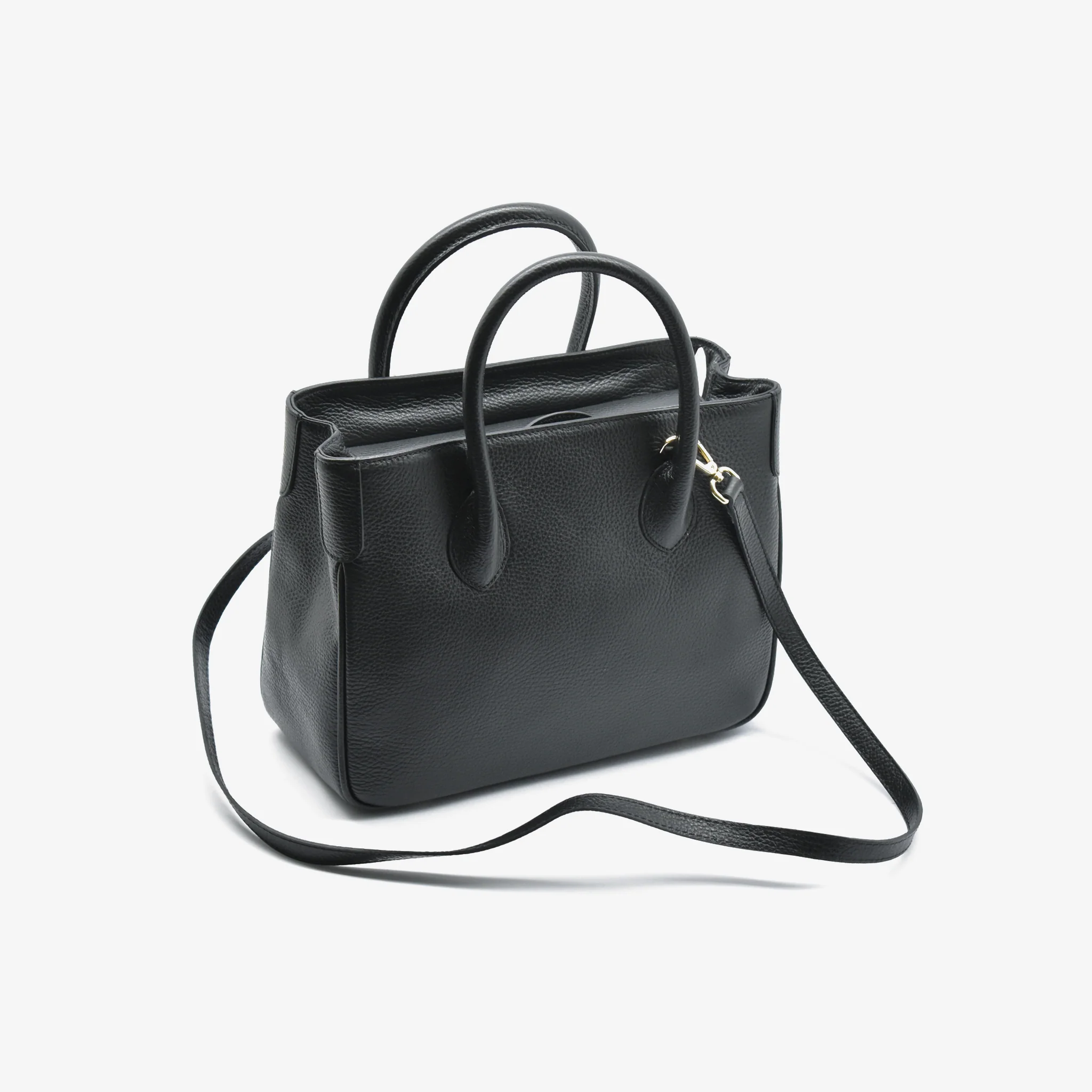 Borsa piccola Iris in pelle - nero - Image 4