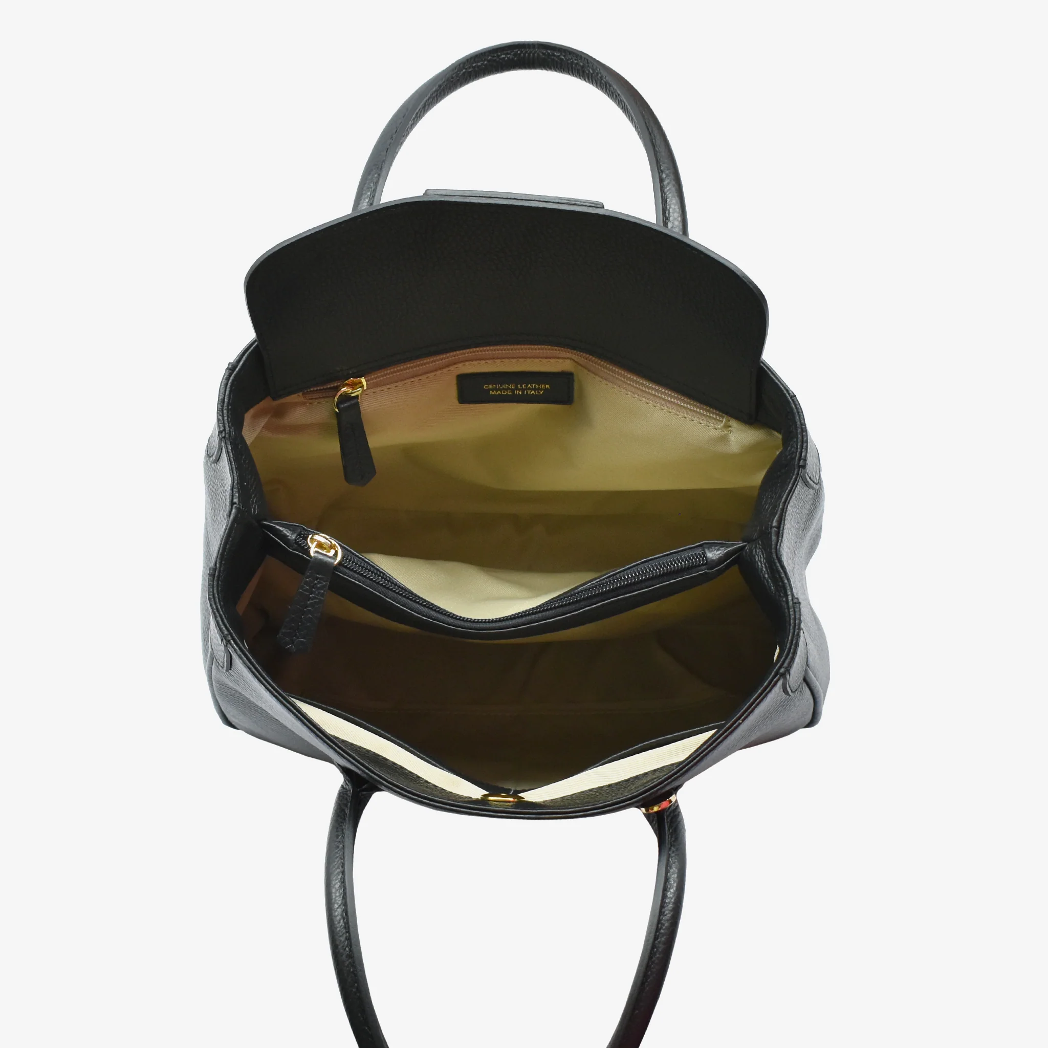 Borsa piccola Iris in pelle - nero - Image 5