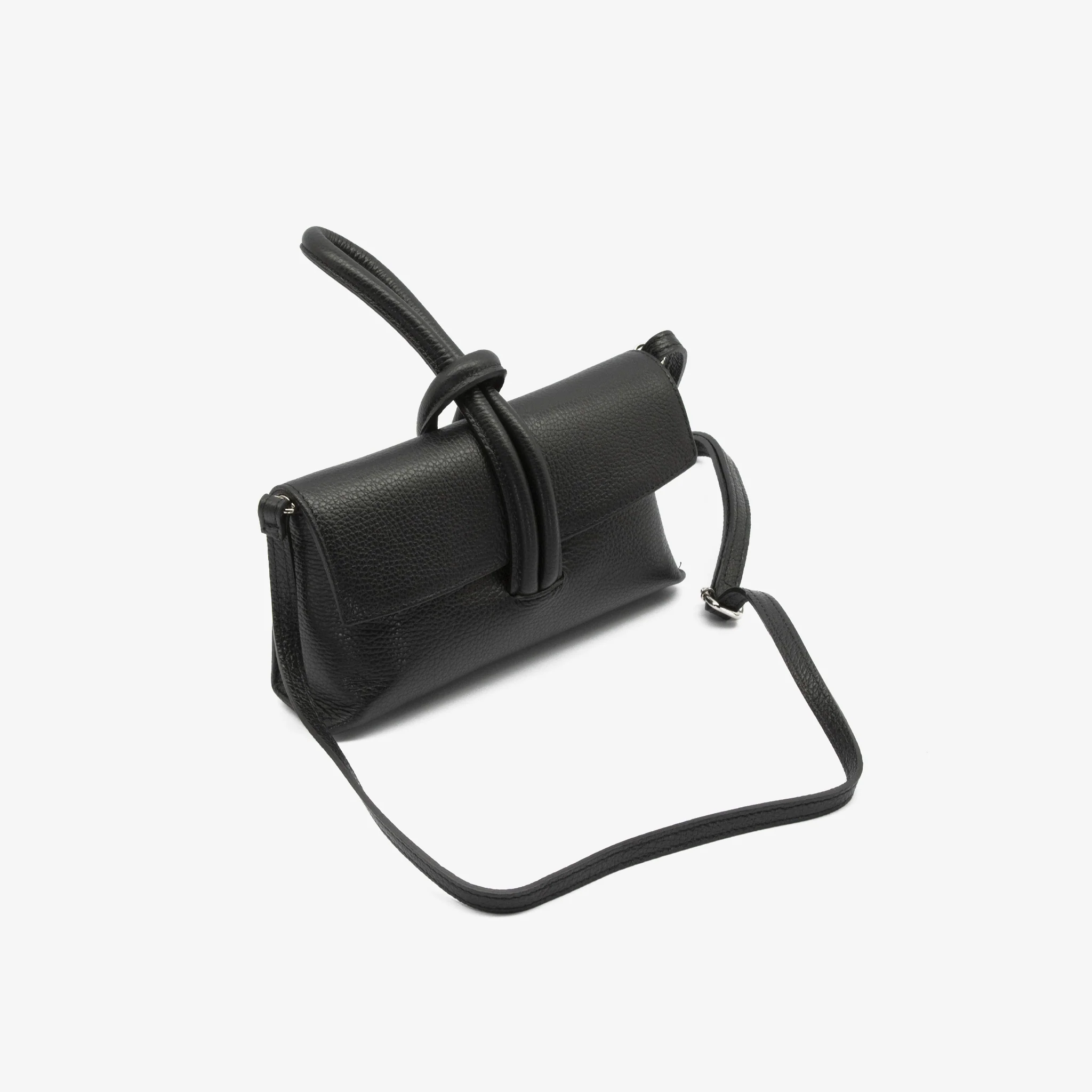 Pochette bracciale in pelle - nero - Image 5