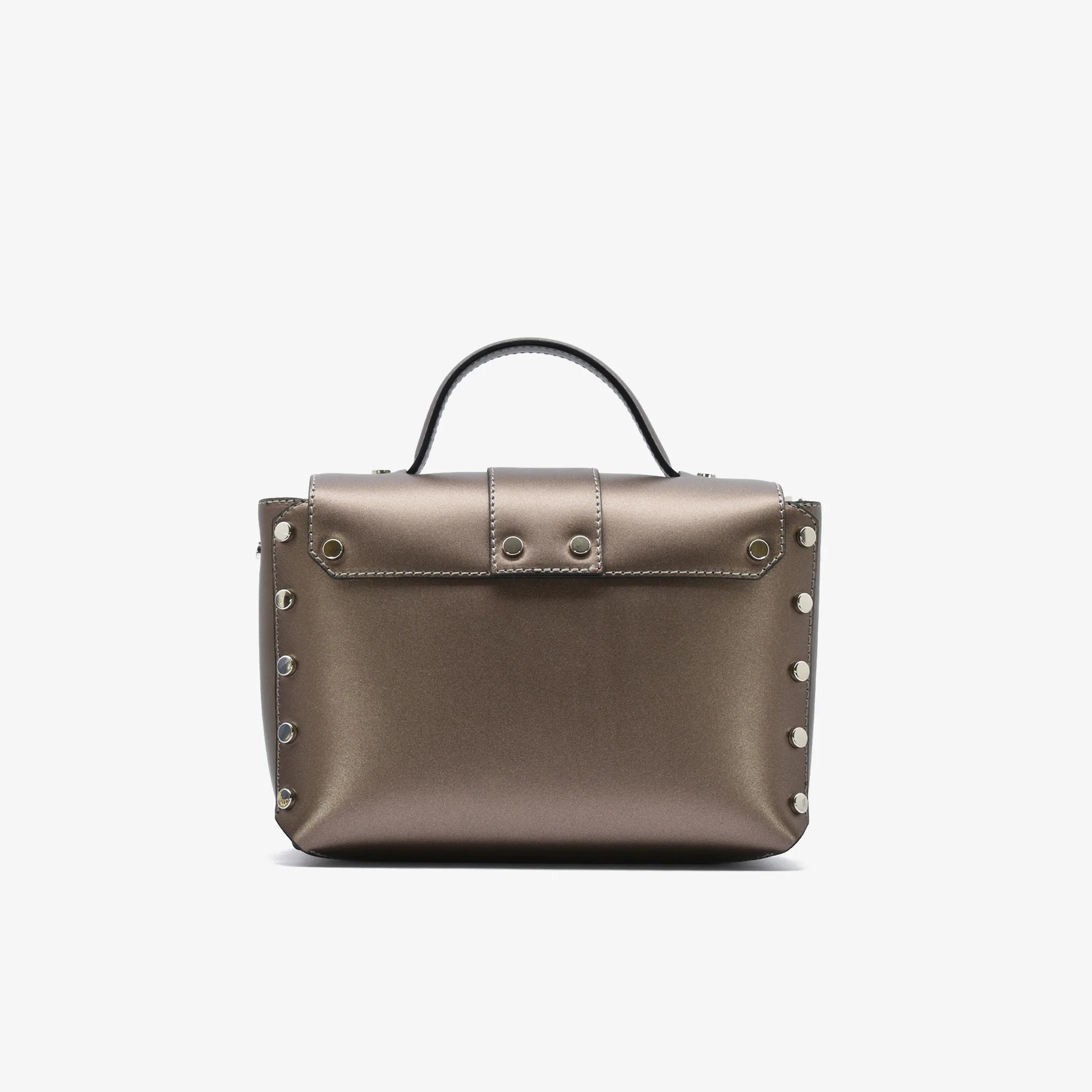 Borsa Rita in pelle - bronzo - Image 3