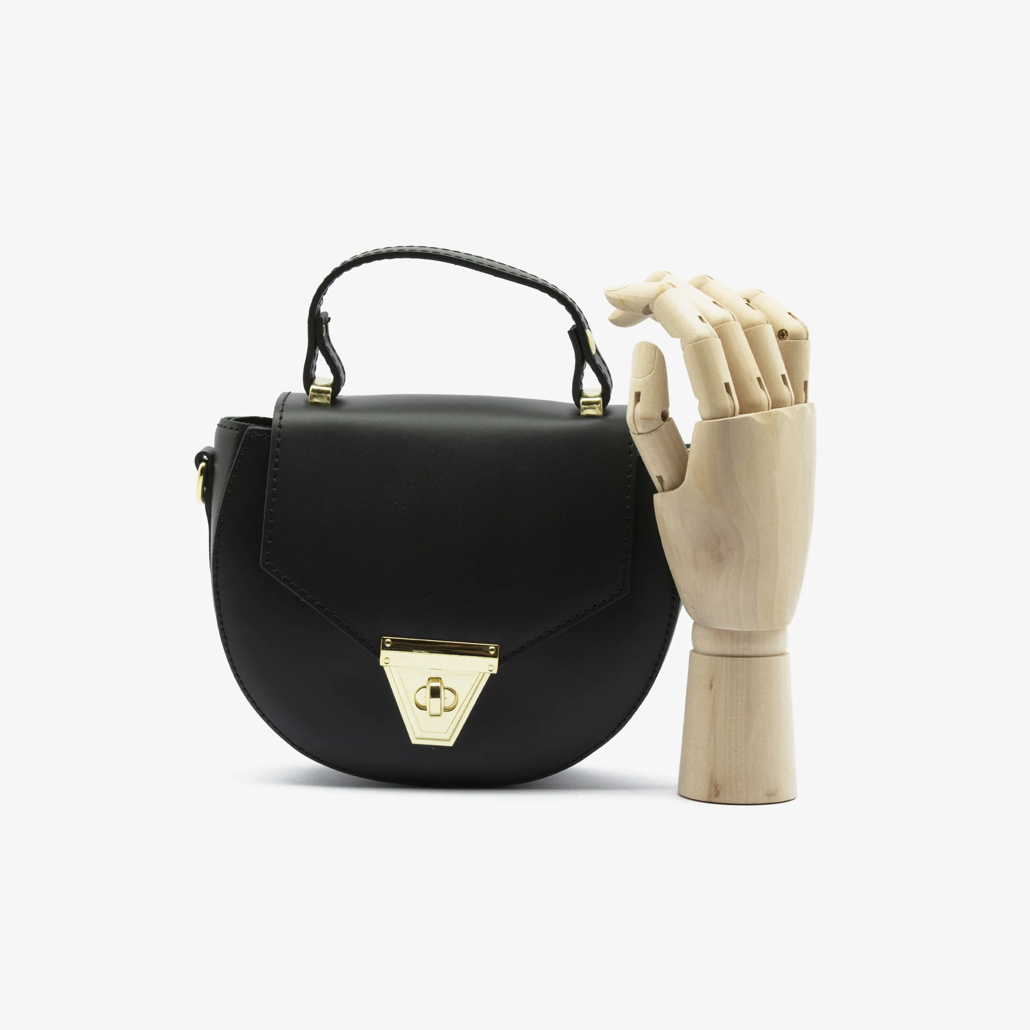 Borsa saddle in pelle - nero - Image 5