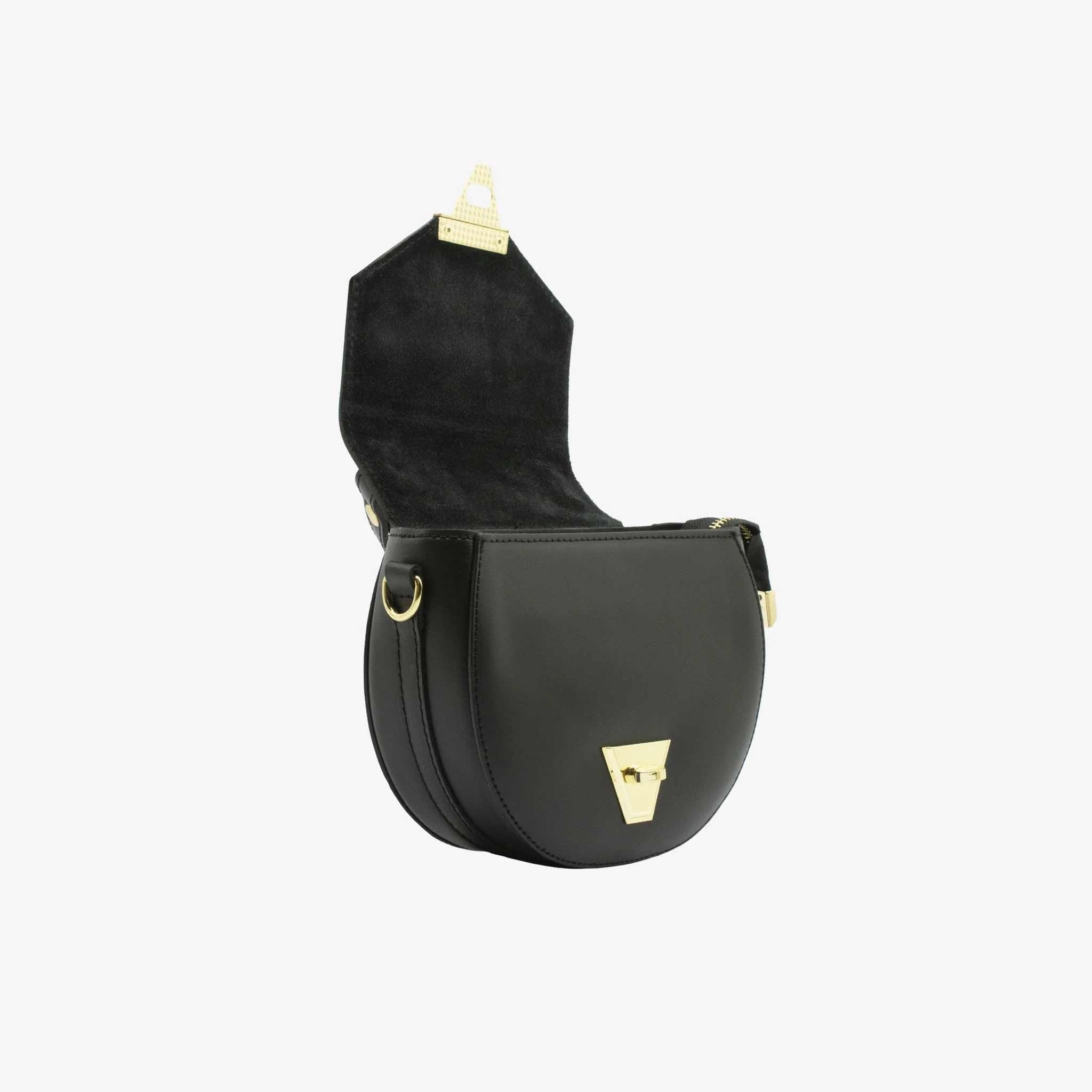 Borsa saddle in pelle - nero - Image 6