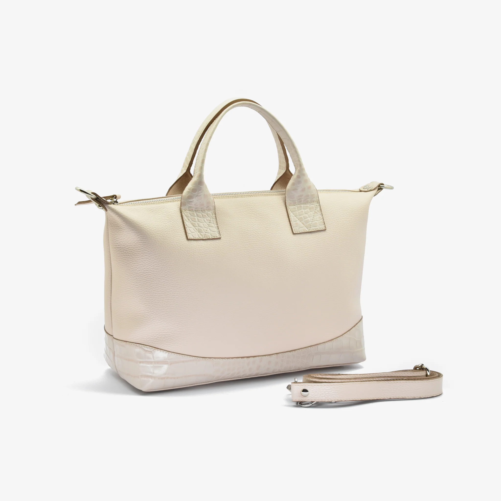 Borsa sarda in pelle - sabbia - Image 3