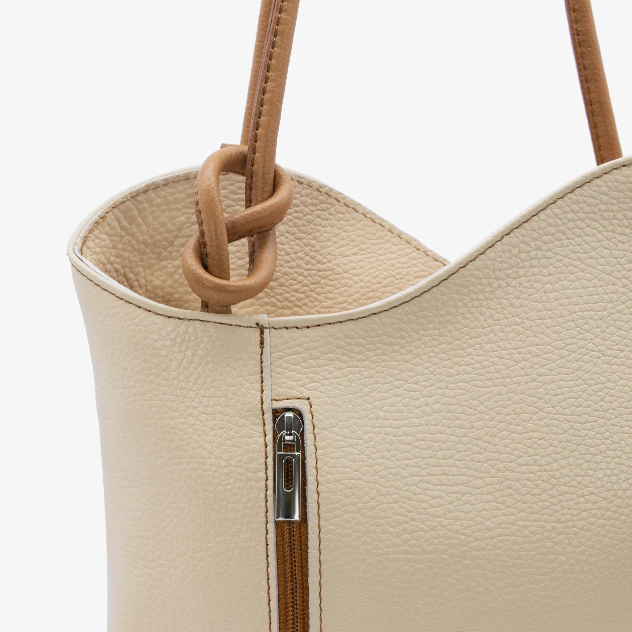 Borsa waves in pelle - rosa - Image 4