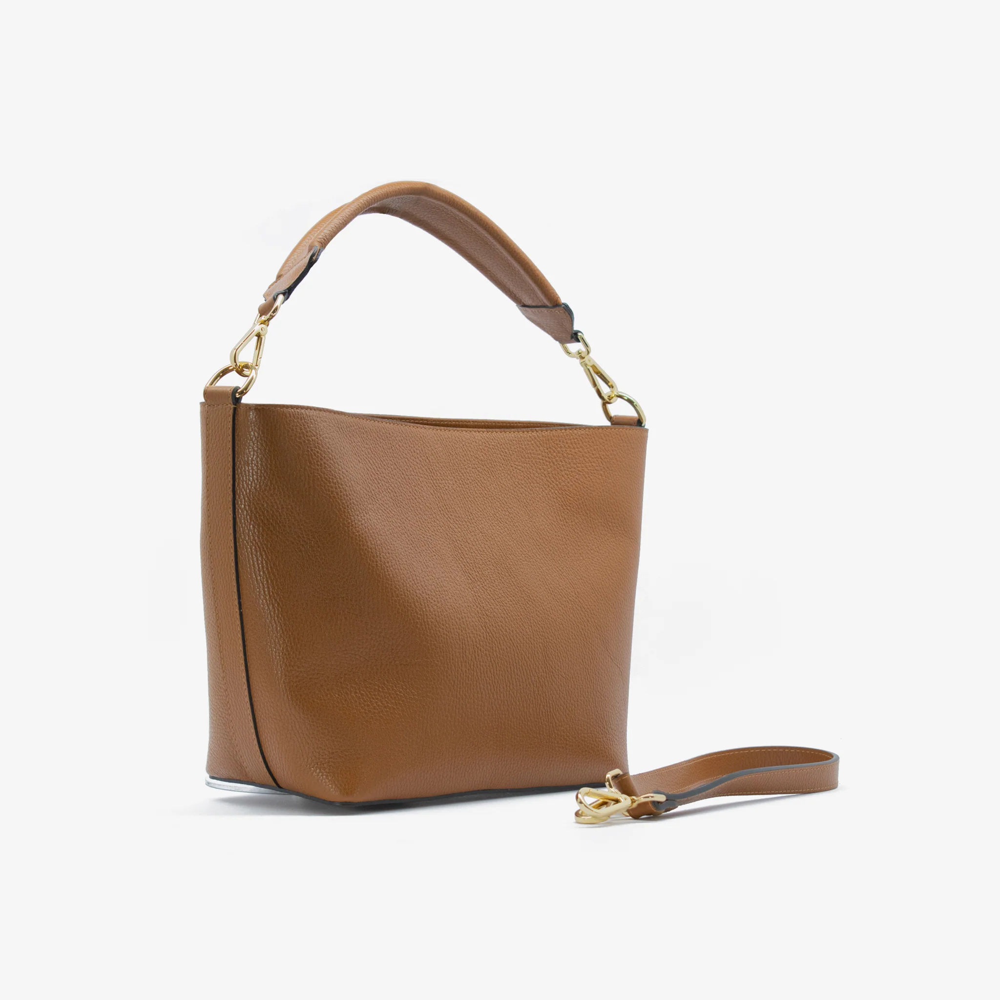 Borsa a secchiello in pelle - Image 2