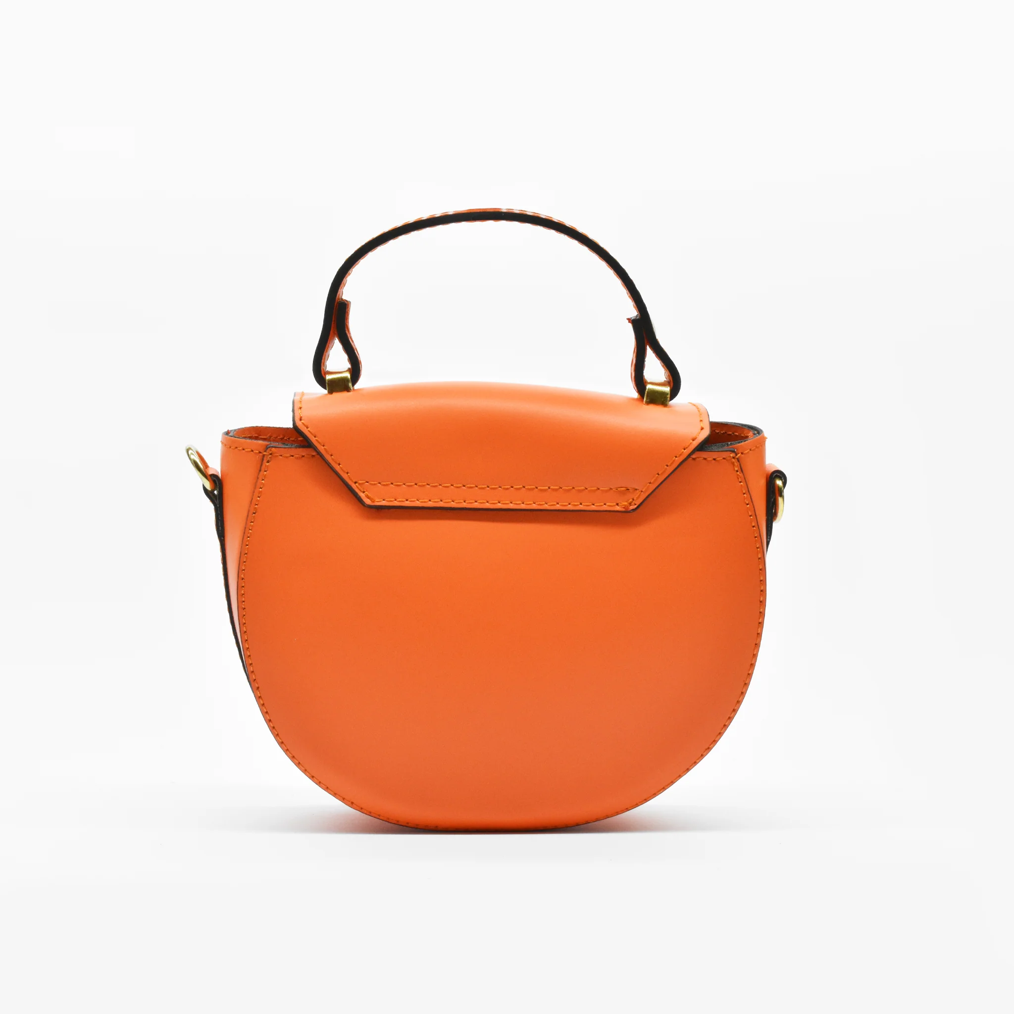 Borsa saddle in pelle - arancione - Image 3