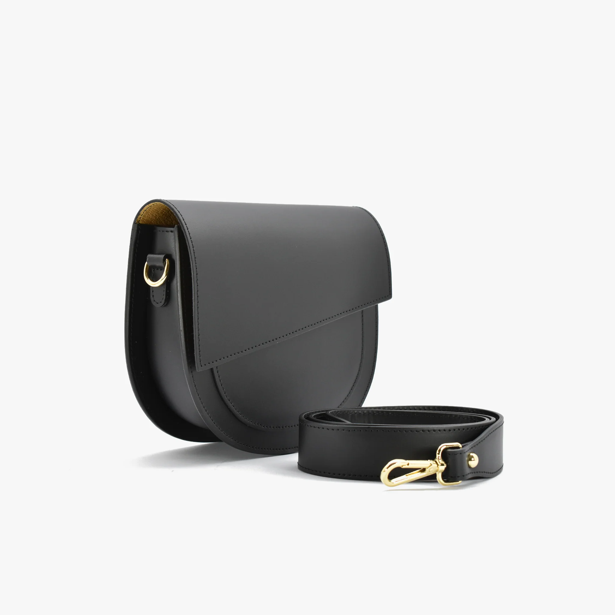 Borsa saddle in pelle - nero - Image 2