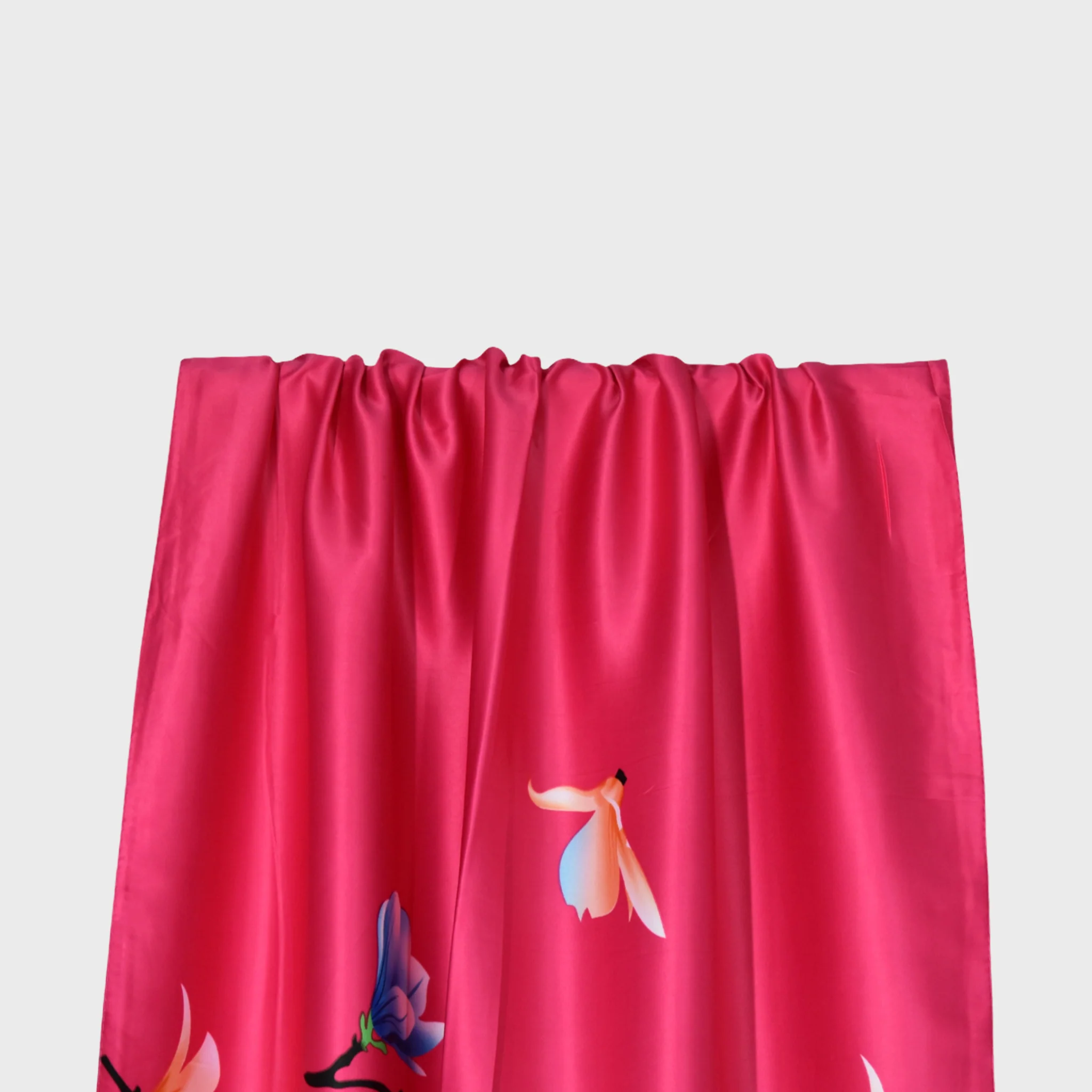 Foulard fucsia Magnolia - Image 3