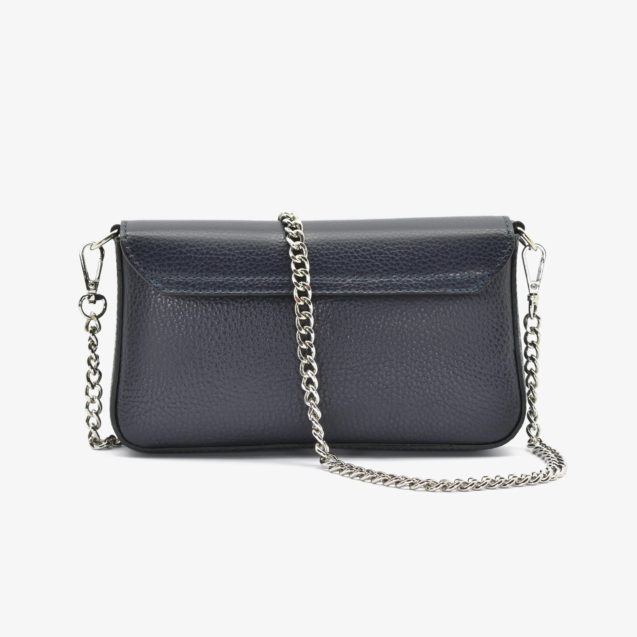 Mini bag in pelle - blu notte - Image 4