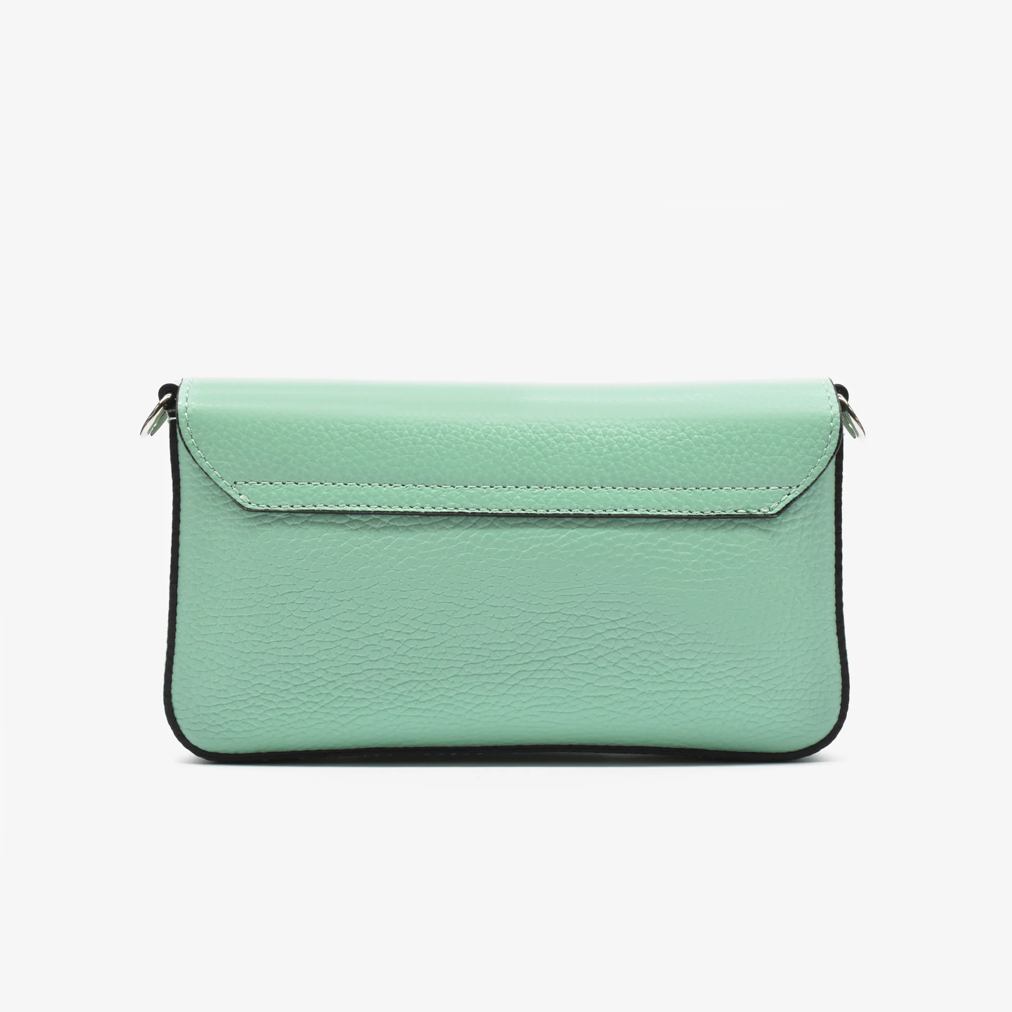 Mini bag in pelle - verde acqua - Image 4