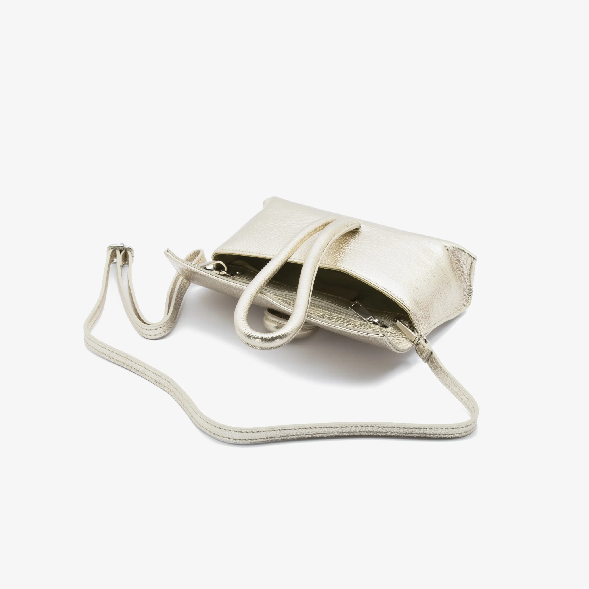 Pochette bracciale in pelle - laminato - Image 6