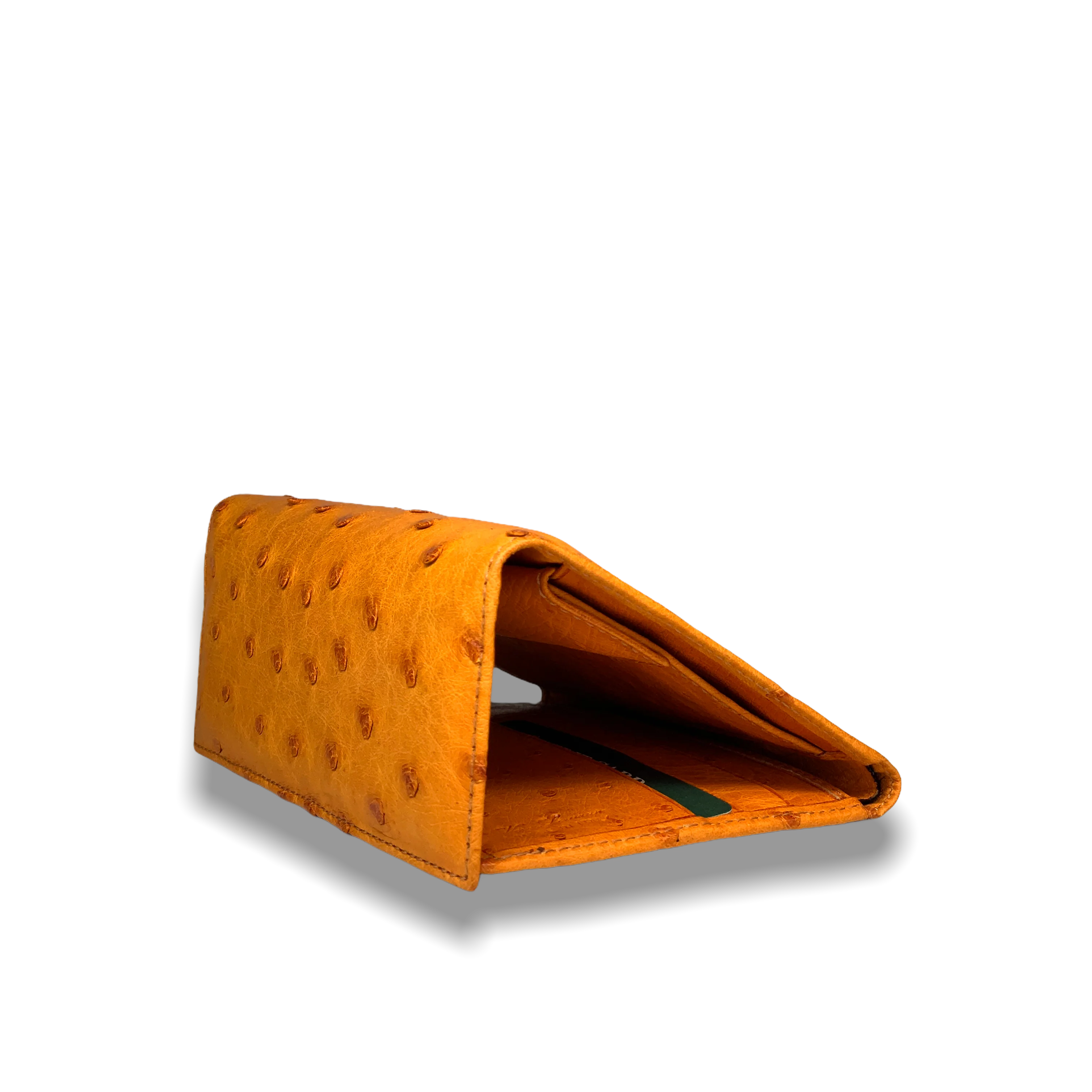 Portafoglio Orange in struzzo - arancione - Image 9