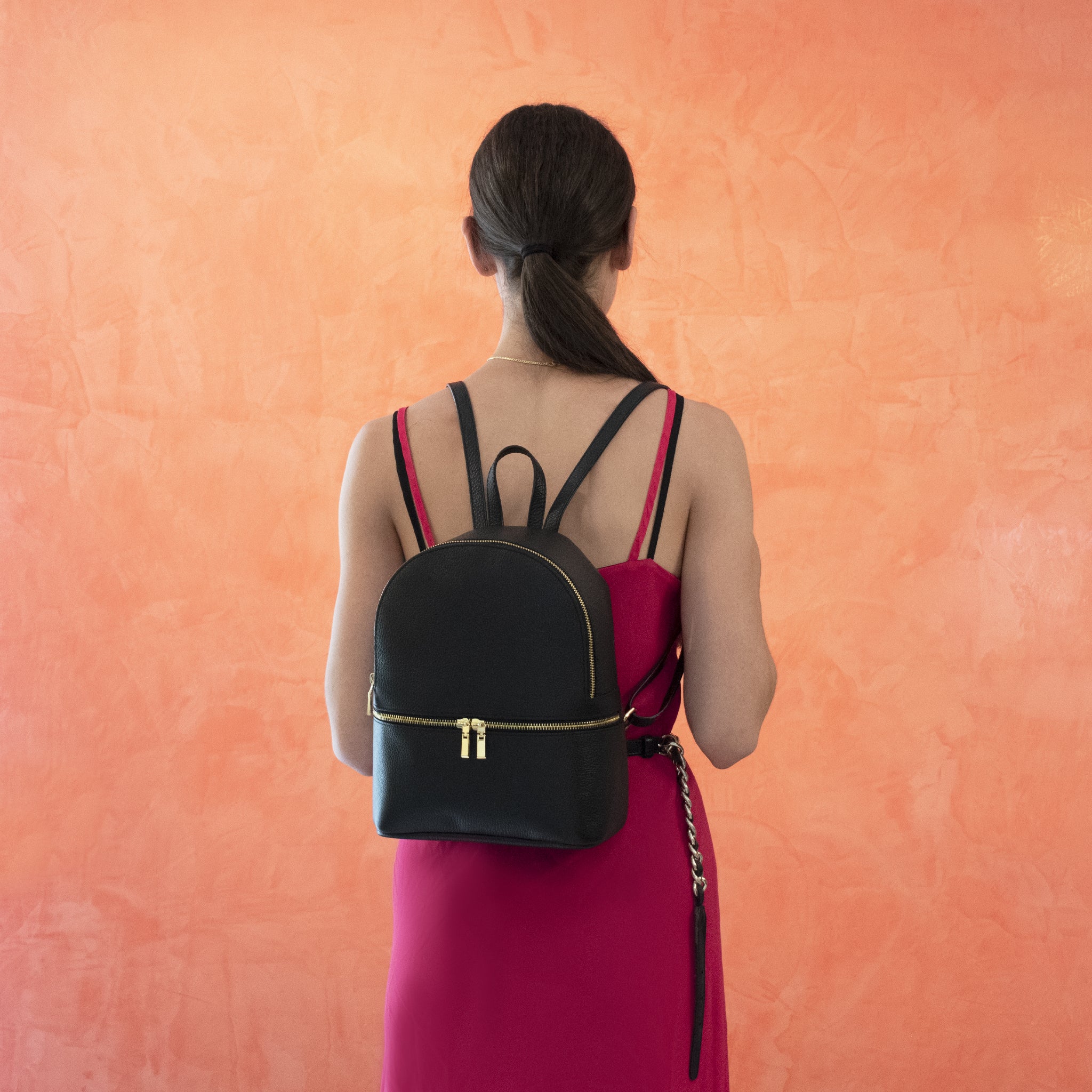 Zaino classic in pelle - Image 5